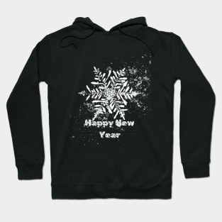 Magical New Year: Design with Snowflakes Hoodie